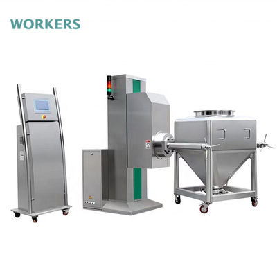 품질  PLC Touch Screen 1000L Lifting Hopper IBC Bin Mixer For Nutraceuticals 공장