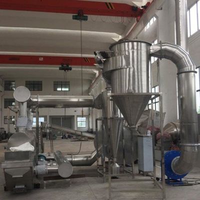 품질  Herbal Medicine Vibratory Fluidized Bed Dryer Lotus Root Powder Yeast Dryer Machine 공장