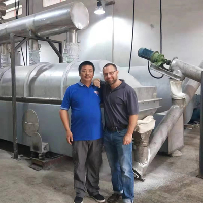 450V 수평진동 흐름식대 건조기 화학 제품 제약 건조장치