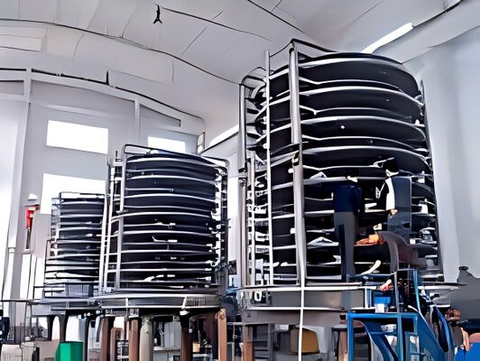 용매 회수를 위한 진공 판 연속 건조기 폐쇄 루프 시스템