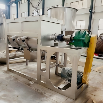 화학 분말 수평 리본 믹서 3000L 1200-1800kg 팩 블렌더 고 효율성