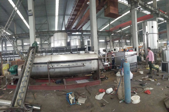 찌꺼기 건조 기계를 구하는 10rpm 내지 25rpm 4KW 무의미한 패들 드라이어 에너지