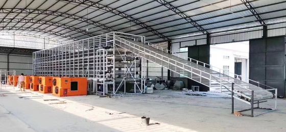 대용량 연속 띠 드라이어 열풍 순환 산업용 탈수기