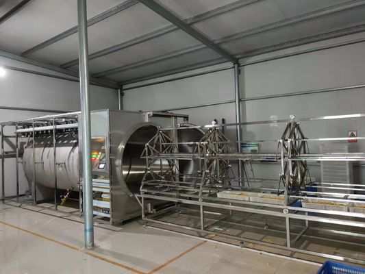 380V PLC HMI 전자 레인지 진공 건조 장치 48KW 저온 건조 기계