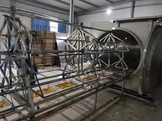 380V PLC HMI 전자 레인지 진공 건조 장치 48KW 저온 건조 기계