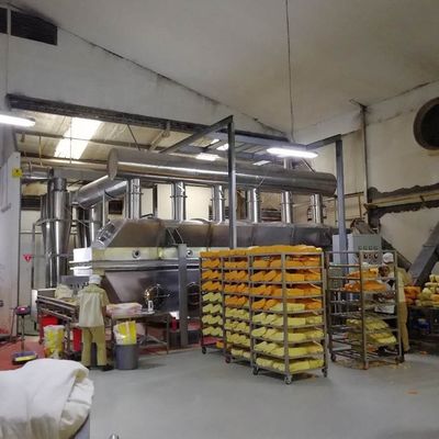 기계 2.2*2KW 비료 건조 기계를 말리는 150-180kg/H 유동층