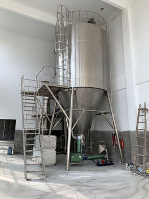 비산 칼슘 분무 건조탑 탄소강 원심력 에어 드라이어