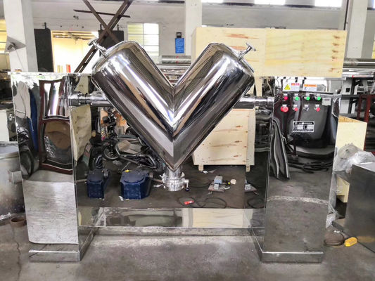 식료품 업계를 위한 지촉 건조 SUS304 아미노산 Ｖ 유형 분체 믹서